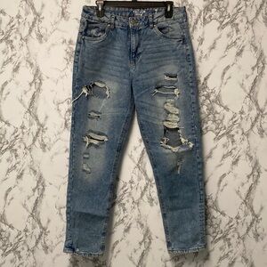 Refuge Women’s Denim High Rise Ripped Jeans Size 7